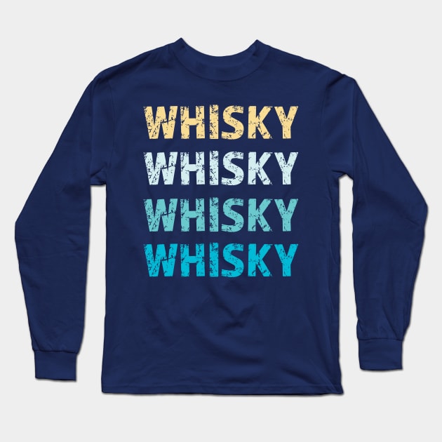 Funny whisky t-shirt- that's my beach shirt- sarcastic humour - whisky drinker gift for him Long Sleeve T-Shirt by ayelandco